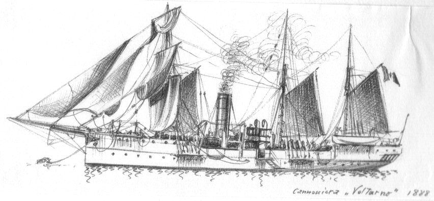1888 - Cannoniera 'Volturno'